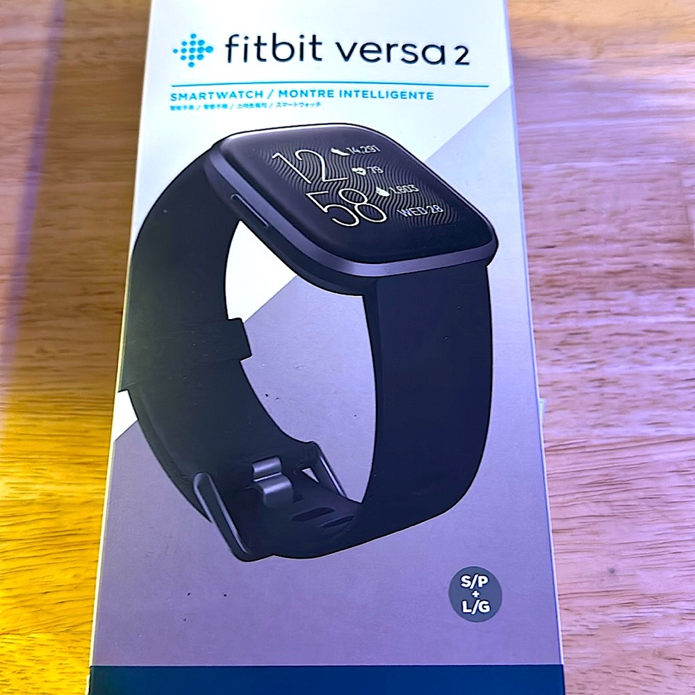 Fitbit versa 2, black/dark chrome